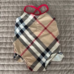Plaid Halter Swimsuit